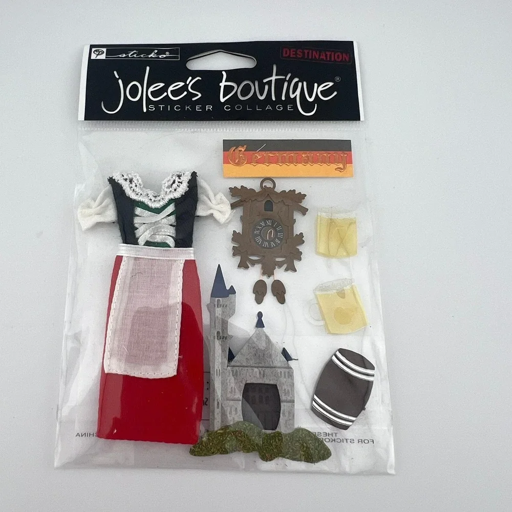 Jolee's Boutique Germany Sticker Collage Destination Scrapbook Embellishments